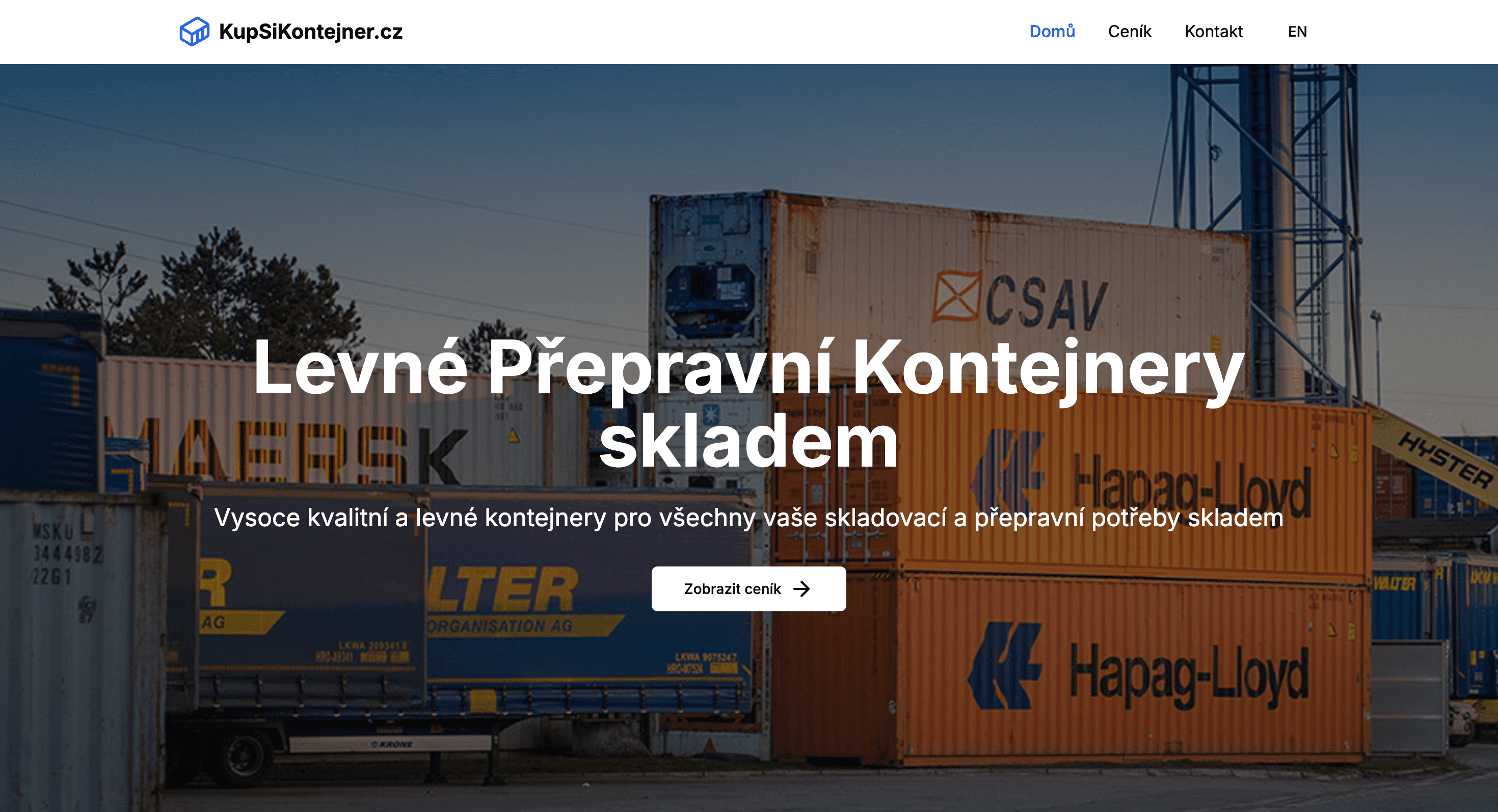 Webová aplikace KupSiKontejner.cz